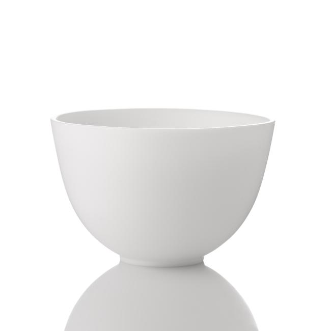 Bol cosmétique en silicone avec échelle de mesure (couleur : blanc)